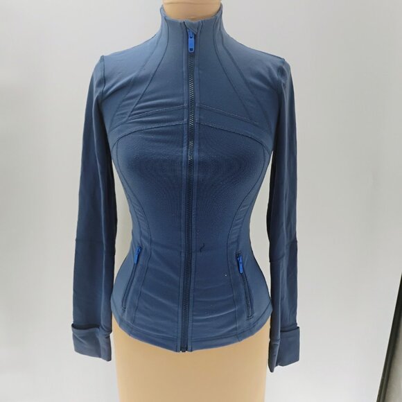 LULULEMON DEFINE JACKET NULU~SHADE~GOLD ZIPPER Size 4 - Picture 9 of 14